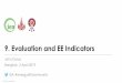9. Evaluation and EE Indicators