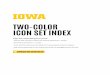TWO-COLOR ICON SET INDEX