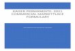 Kaiser Permanente: 2021 CA Commercial HMO Formulary