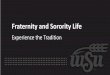 Fraternity and Sorority Life - wichita.edu