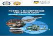 M.TECH IN DEFENCE TECHNOLOGY