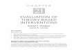 EVALUATION OF THEORY-BASED INTERVENTIONS