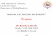 Protein - Lecture Notes - TIU - Lecture Notes