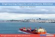 Analysis of Indian engineering exports and imports for 