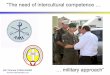 “The need of intercultural competence