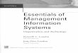 Essentials of Management Information Systems