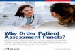 Why Order Patient Assessment Panels?
