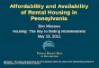 Affordability and Availability of Rental Housing in 