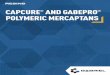CAPCURE AND GABEPRO POLYMERIC MERCAPTANS