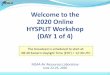 Welcome to the 2020 Online HYSPLIT Workshop (DAY 1 of 4)