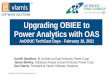 Upgrading OBIEE to Power Analytics with OAS