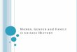WOMEN ENDER and FAMILY IN CHINESE HISTORY