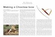 Making a Choctaw bow