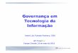 Governança em Tecnologia da Informação - FONAI-MEC