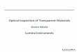 Optical Inspection of Transparent Materials