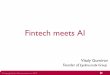 Fintech plus AI