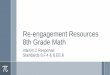 Re-engagement Resources 8th Grade Math
