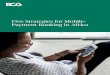 Five Strategies for Mobile- Payment Banking in Africa