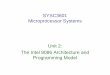 SYSC3601 Microprocessor Systems Unit 2: The Intel 8086 