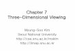 Chapter 7 Three-Dimensional Viewing