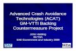 Advanced Crash Avoidance Technologies (ACAT) GMGM- …