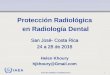 Protección Radiológica en Radiología Dental