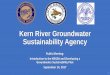 Kern River Groundwater Sustainability Agency