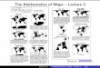 The Mathematics of Maps Lecture 2