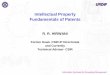 Intellectual Property Fundamentals of Patents