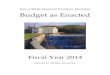 State of Rhode Island and Providence Plantations Budget as