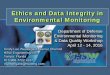 Ethics and Data Integrity in Environmental Monitoring