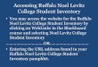 Accessing Ruffalo Noel Levitz College Student Inventory