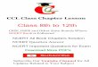 Class 8th to 12th - CCL Chapter