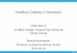 Fieldbus-Cabling in Standards
