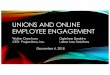 UNIONS AND ONLINE EMPLOYEE ENGAGEMENT