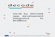 UX/UI for DECODE app development integrated to BCNNow