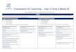 Framework for Teaching Year 3 Term 3 Week 10