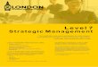 Level 7 Strategic Management