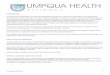 INTRODUCTION - Umpqua Health