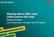 Sharing GIS to AEC users online and on the road