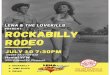 LENA & THE LOVEKILLS RODEO JULY 10 7:30PM COVER 58/2 …