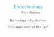 Biotechnology - KU Leuven