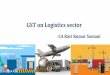 GST on Logistics sector