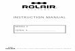 INSTRUCTION MANUAL - Rolair
