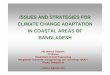 ISSUES AND STRATEGIES FOR CLIMATE CHANGE ADAPTATION …
