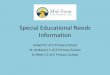 Special Educational Needs information