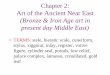 Chapter 2: Art of the Ancient Near East (Bronze & Iron Age
