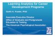 Learning Analytics for Career Development Programs