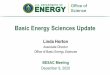 Basic Energy Sciences Update - science.osti.gov
