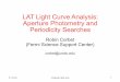 LAT Light Curve Analysis: Aperture Photometry and 
